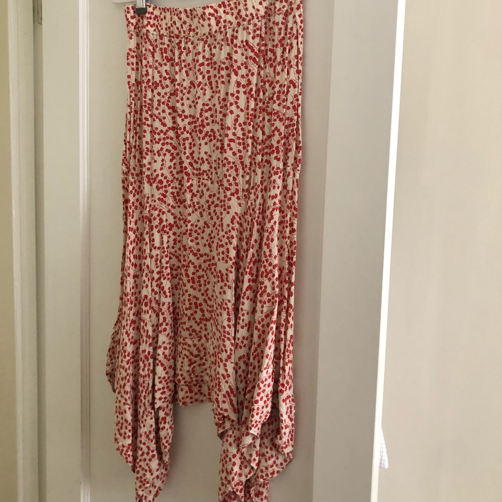 Ganni Lily of the Valley print Pull On Skirt